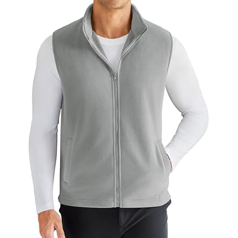 COOFANDY Men's Polar Fleece Vest Cover