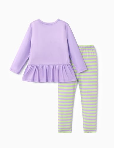Image of Disney Minnie Mouse Frozen Princess Marvel Toddler Girls Clothes Long Sleeve Sweatshirt + Leggings 2pcs Outfits Set 2-6Y