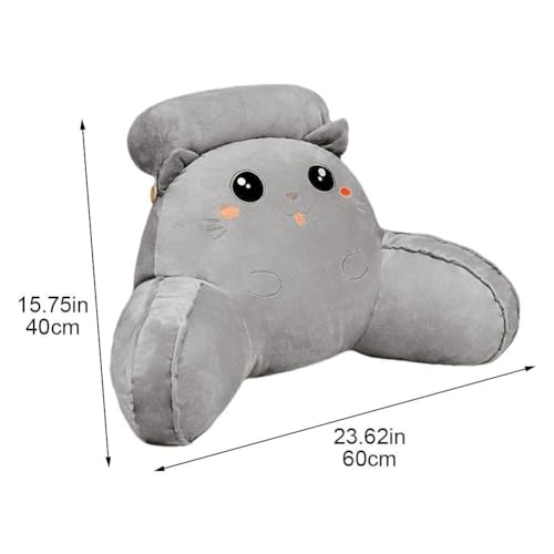 Coussin de lecture chat mignon pour lire au lit confortablement - 4