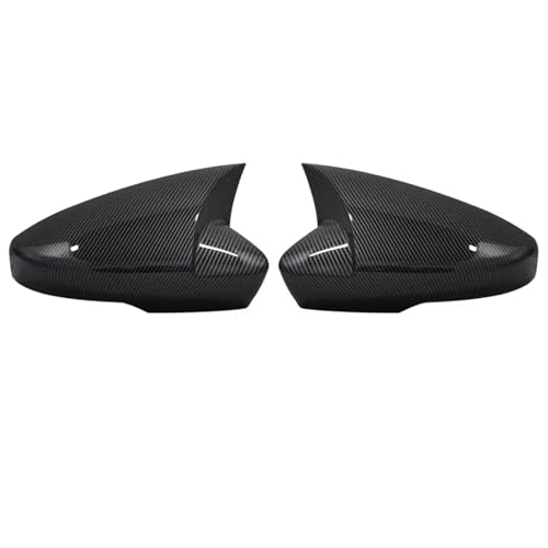 �o�b�N�~���[�J�o�[ �ɓK������ �I�N�^�r�A �ɓK������ Mk3 �ɓK������ A7 �ɓK������ 5E 2014-2020 �T�C�h�~���[�J�o�[�L���b�v �J�[�{���t�@�C�o�[���b�N �u���b�N�X�^�C�� �h�~���[�J�o�[�L���b(Carbon fiber pattern)