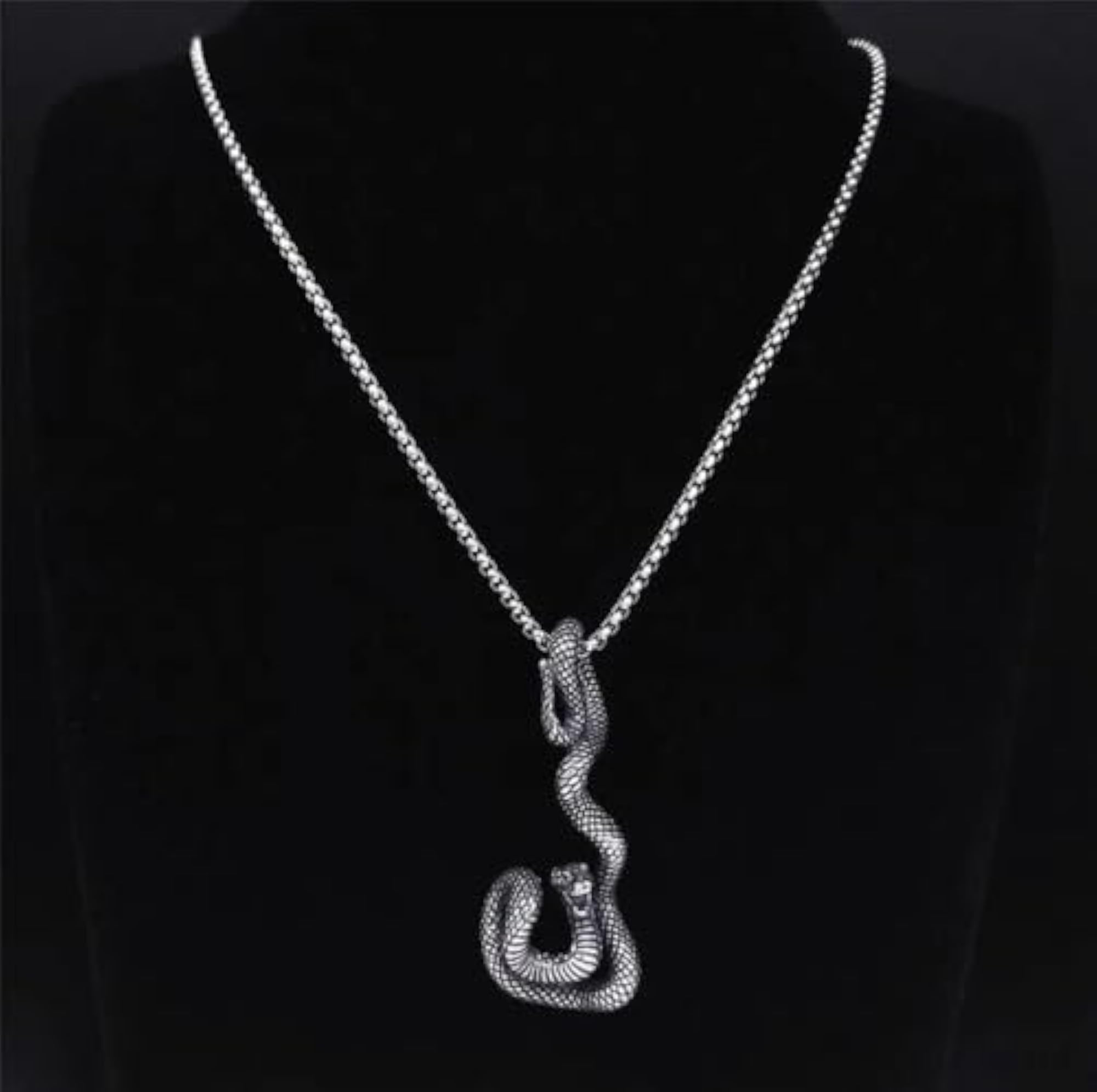 Trending Punk Stainless Steel Silver Mahakaal Shiva Pendant Necklace