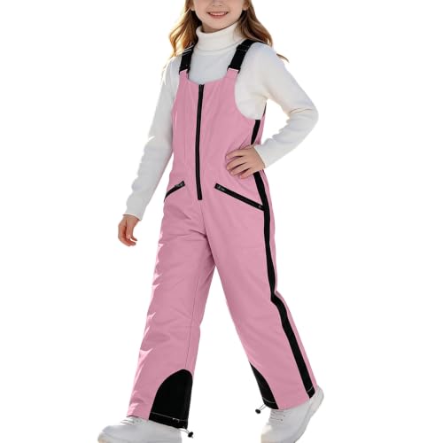 OTSANT Boys Girls Ski Pants Waterproof Windproof Snow Bib Winter Pants Blue - image 6