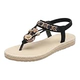 ZTBKW Dames teenslippers sandalen: strandsandalen lichtgewicht ultralichte sportsandalen vrije tijd outdoor sandalen open teen vrijetijdsschoenen enkelband muiltjes trekking riempjessandalen, zwart