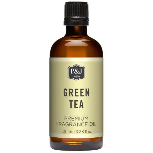 Image of P&J Fragrance Oil - Green Tea 100ml - Candle Scents, Soap Scents, Diffuser Oil, Fresh Scents