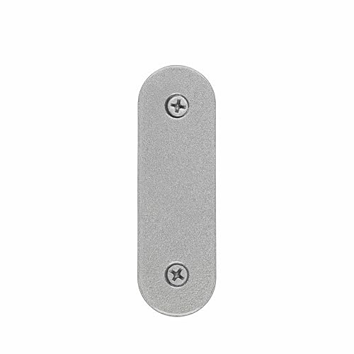 Metal Doorbell Blanking Plate Cover - Silver