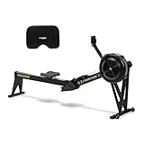 Concept2 RowErg Model E Indoor Rowing Machine with Tall Legs - PM5 Monitor, Device Holder, Adjustable Air Resistance, Easy Storage with FitXion Seat Cushion