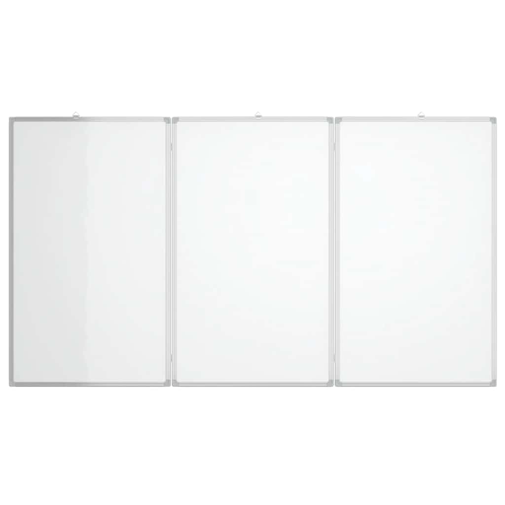 vidaXL Tableau blanc magnétique pliable 180x100x1,7 cm aluminium, tableau blanc pliable, tableau blanc pliable effaçable à sec, tableau blanc magnétique effaçable à sec