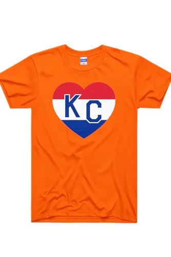 Charlie Hustle Netherlands KC Heart Heather Orange Unisex T-Shirt Orange/M