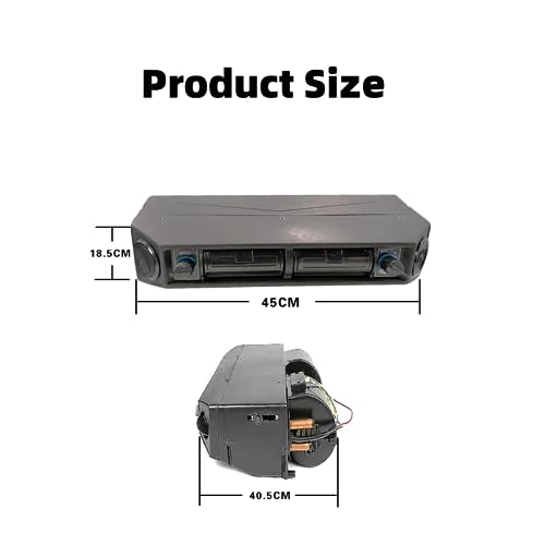 Vehicle Air Conditioner Universal Under Dash 12V/8A A/C Evaporator 32Pass2Way 200CFM 3Speed Air Flow 11000 BTU Cooling Capacity
