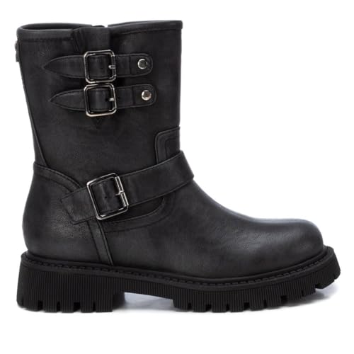 Refresh Para Mujer. 17232301-NEGRO Botines 172323 Negro (36), Plano, Cremallera, Casual
