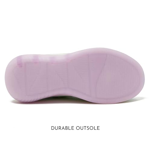 Avia Tênis Spark Slip On LED para meninos e meninas – Tênis leve, atlético, infantil e infantil para