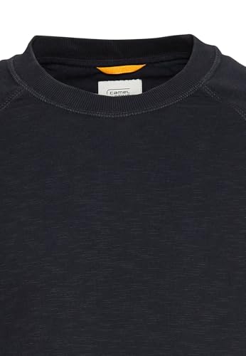 camel active Herren Sweatshirt für Herren – Regular Fit | Rundhals | Baumwolle | Atmungsaktiv Dunkelblau, Menswear-L – Ansicht 8