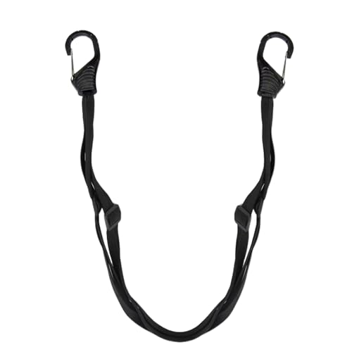 Correas de equipaje para motocicleta, correas elásticas para casco, cuerdas de equipaje para casco de motocicleta, bandas para casco, cuerda elástica retráctil de 60 cm/90 cm, elástico ajustable para