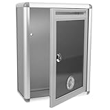 UTHCLO Sichere Wandbriefkasten mit Schloss Große Kapazität Multifunktional als Vorschlags...