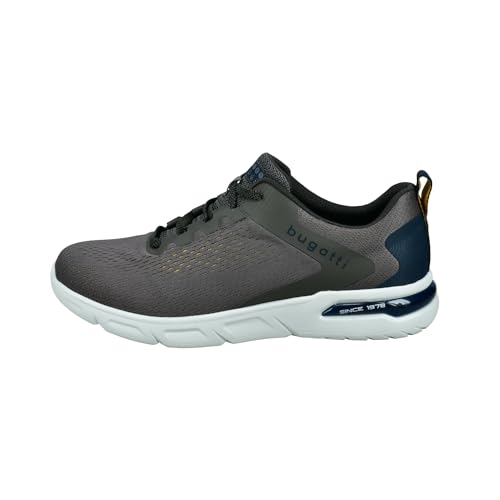 Bugatti Nubola Dark Grey Mens Mid Top Sneakers - UK 11 (B0CFCVDWLY) Amazon Price History, Amazon Price Tracker