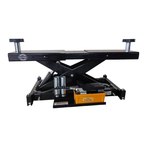 7000 lbs Heavy Duty Universal Jack for All Four Post Lifts High Pressure Hydraulic Power Maximum Height with Adapter Can Reach 18.3 Inches