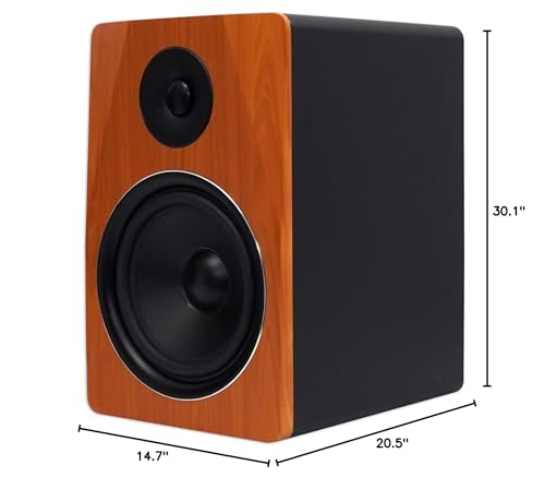 Rockville APM8C+APM10C+RCDSTR10B+RCDR10B+RVSM1PACK 2) Apm8C 8 Inch Powered Studio Monitors+Active 10 Inch Subwoofer+Stands+Pads thumb #9
