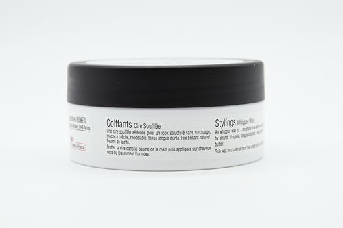 TECHNI SALON | Professionelles Haarstyling-Wachs | anpassbare Befestigung, ultraleichte Textur & natürliches glänzendes Finish | angereichert mit Bio-Sheabutter | Hergestellt in Frankreich | 100 g
