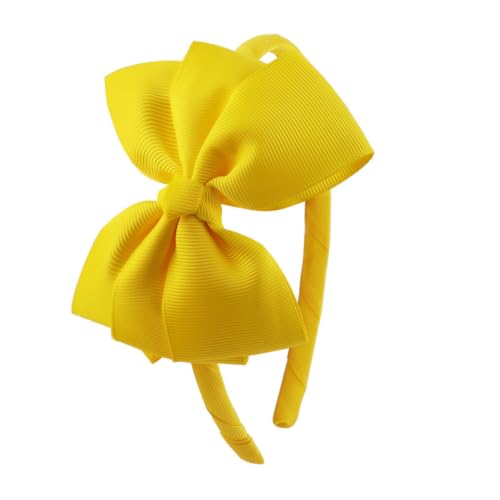 Diademas de tela con lazo infantil, aros de pelo resistentes para niñas