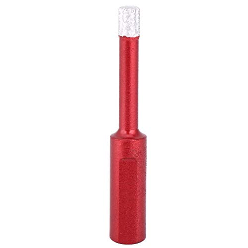 Broca de diamante para cerámica, vidrio y piedra, broca seca para perforación sin agua, diámetro 6 mm miniatura 6