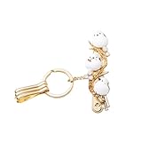 3carat バッグキークリップ ぷっくりシマエナガ キークリップ キーホルダー バッグチャーム