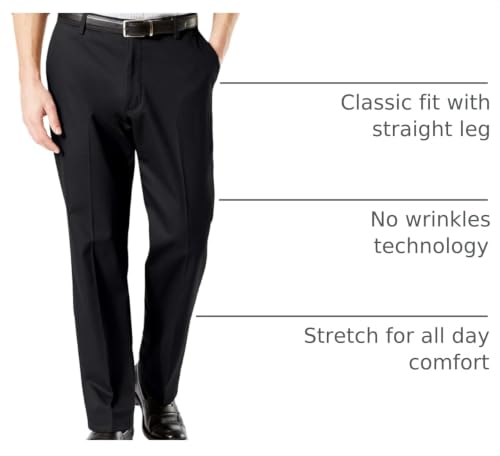 Image of Dockers Men's Classic Fit Signature Khaki Lux Cotton Stretch Pants