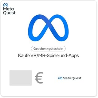 Digitaler Meta Quest-Geschenkgutschein – für Apps, Spiele und Erlebnisse – für Deutschland – per E-Mail