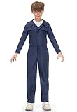 BesserBay Halloween Little Kids Navy Micheal Myeres Coveralls Mcehnaic Suit Horror Movie Killer Jumpsuit 4 Years