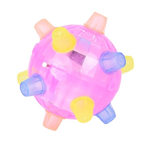 SUPVOX Music Hopping Ball Toy Set Elastic Safe Plastic No Battery Required Boys and Girls' Favorite