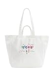 Enfermera en apuros Maxi Tote Bag TCAE | Bolso Grande de Algodón con Corazones Multicolor, Bolsillo Interior con Cremallera, Asas Dobles, Alta Capacidad (Tcae)