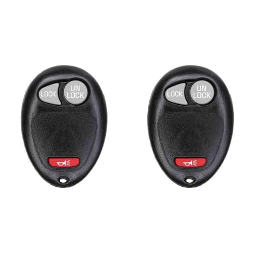 Car Key Fob Keyless Entry Remote for 2007 Hummer H3 FCC L2C0007T Part Number 10335583 10335582-88 Pack of 2