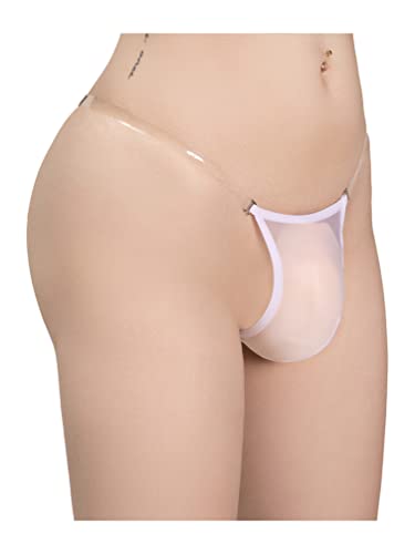 YiZYiF Men's Enhancer Bulge Pouch G-String Underwear Big Package Sissy Panties Breathable Thongs