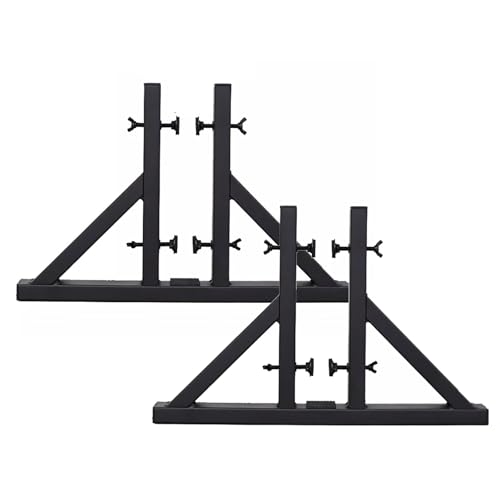 CHZDPP Set of 2 Metal Boards/Door Templates Organizer Shelf, Stable Tile/Marble Slab Display Stand, Small Multifunctional Frame Display Stand(Black,Large)