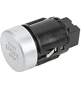 Akozon Engine Start Stop Button, Round Car Engine Start Stop Push Button Car Engine Start Stop Sw...