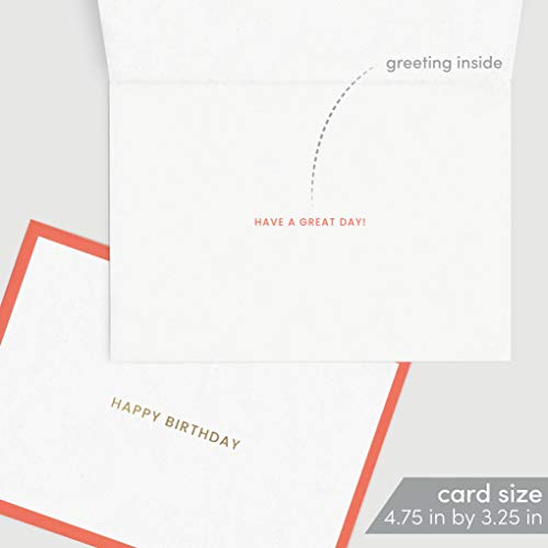 24 Pack Greeting Note Cards Rainbow Colors, Assorted All Occasion- Happy Birthday, Congratulations, Thank You, Get Well Soon, Thinking of You, Sympathy- 4.75 x 3.25 inches, Colorful Envelopes Included