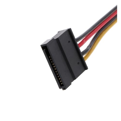 Cable adaptador 4-Pin FDD macho a 15-Pin SATA hembra miniatura 6