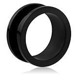 Inoki - Túnel desatornillable de acero negro - Diámetro 16 mm