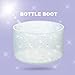 Onlymory Silicone Boot for 30 40 OZ Stanley Cup Accessories, Glitter Boots for Stanley 20OZ 30OZ Tumbler Ice-Flow 16OZ Bottle, Anti-Slip Bling Protector Bottom Cover Sleeve, Clear Gold Blue
