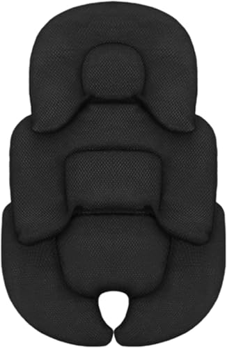 赤ちゃんの新生児のための ベビーカーカーシートインサート ベビーカーシート クッション 柔らかい ベビーカーマット 春夏秋冬通用 チャイルドシートクッション クッション構造 拔群の通気性 ジュニアシートインナークッション 出産祝い お出かけ プレゼント (