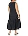 The Drop Women's Ilana Sleeveless Wide Hem Maxi Dress, Black, XL