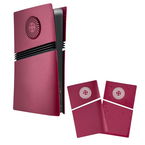 Mcbazel PS5 Pro�����p�t�F�C�X�v���[�g �f�W�^���� ��p���t�� ���M�΍� ���h�~ �ی�P�[�X�J�o�[PS5 Pro�f�W�^���ł̂ݑΉ� �i�ʋC�E�t���j-���b�h