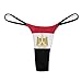 Zakqeik Women's Low Rise Micro T-Back Egyptian Flag Thong,Fashion Ladies Underwear Panties for Women Girls S