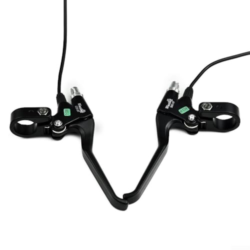 Wuxing 47PDD Paire de leviers de frein mécaniques pour vélo électrique, levier en alliage pour scooter, contrôle fiable pour les cyclistes