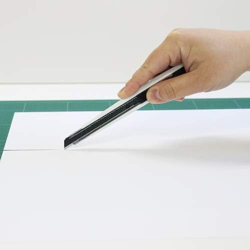 Miniatura 11 de NT Cutter Ultra Sharp Cuchillo de Hoja de Utilidad, Negro y Blanco (MNCR-A1)