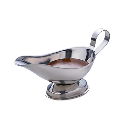 Stainless Steel Gravty Boat 5oz / 150ml - Sauce Boat, Condiment Server