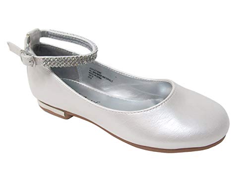 Lito Children's Wear Girls Dress Shoes w/Rhinestone Strap