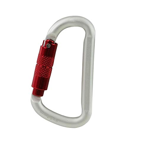 SK11 オートロックカラビナ 8×80mm シルバー SALC-880SL