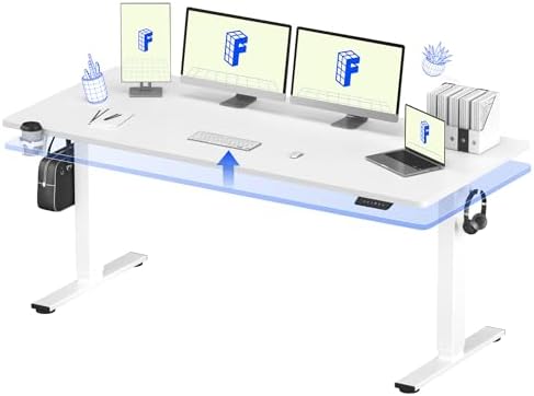 AI Smart Desks Review: Are Intelligent Desks the Next Big Productivity Upgrade in 2026? FLEXISPOT 71" x 32" Office Standing Desk, Height Adjustable Sit-S...