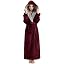 Wine Red with Hood