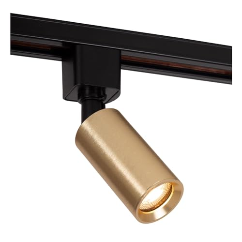 Éclairage sur rail laiton Lucide TRACK RITMO design épuré